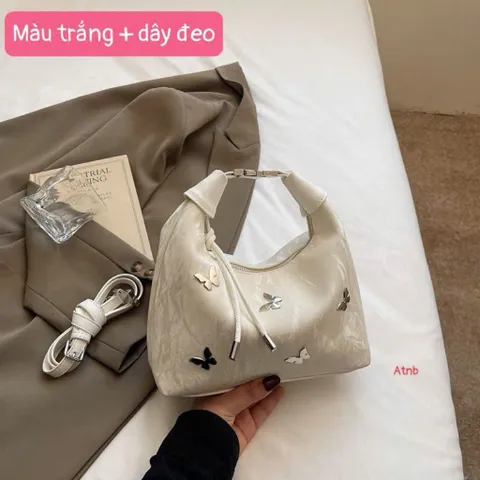 Túi Xách Nữ Sang Chảnh Gắn Họa Tiết 🦋 - Tặng Dây Đeo Thời Trang 813811