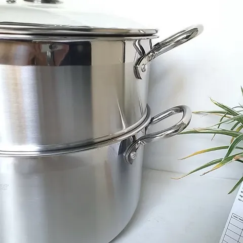 Bộ Nồi Hấp Nắp kinh 30cm - Dùng Được Bếp Từ, Thanh Lý Giá Rẻ 813814