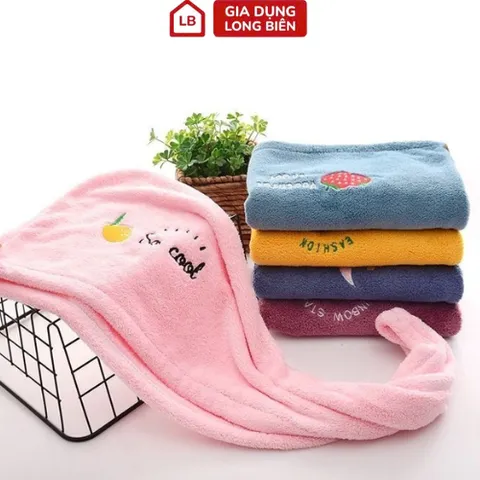 Khăn lau khô tóc thời trang và tiện dụng 813835