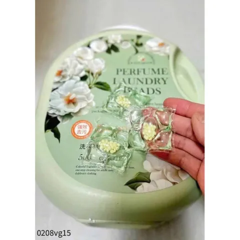 Viên Giặt Xả Cao Cấp Xun Qiao Monet Garden Hương Hoa Sơn Trà 168 Viên - Công Nghệ 5in1 Lưu Hương Lâu, Làm Sạch Sâu