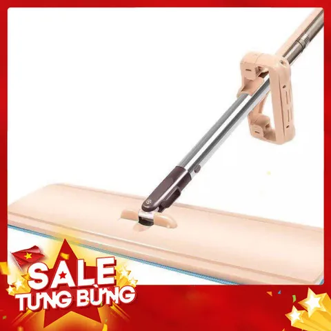 Chổi Lau Nhà Tự Vắt Thông Minh Xoay 360 Độ - Cây Lau Nhà Tự Vắt Tiện Lợi Kèm Bông Lau Microfiber Cao Cấp (Mặt Lau 35cm)