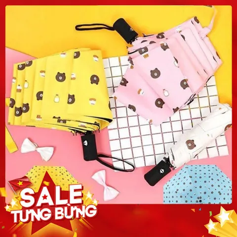 Ô Gấu Chống Tia UV - Thiết Kế Dễ Thương, Bảo Vệ Toàn Diện 813853