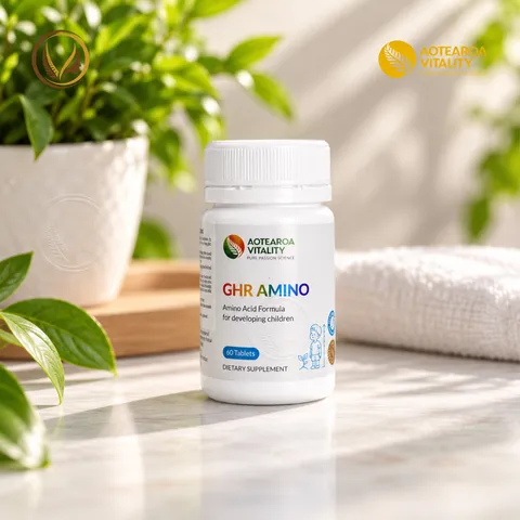 Viên uống giúp bé ăn khỏe ngủ ngon, phát triển chiều cao Aotearoa Vitality GHR Amino 60 viên