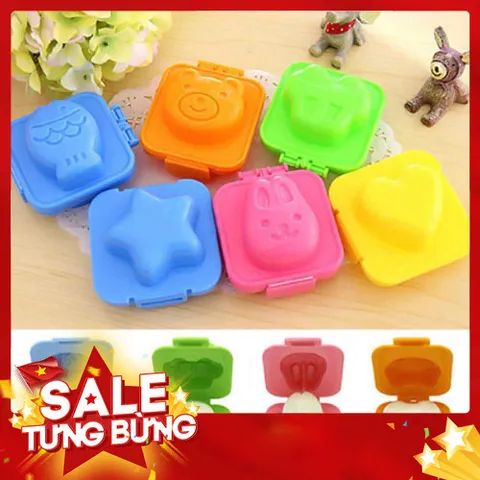 Bộ Khuôn Cơm Khuôn Bánh 6 Món Cho Bé - Giúp Trẻ Thích Thú Với Bữa Ăn