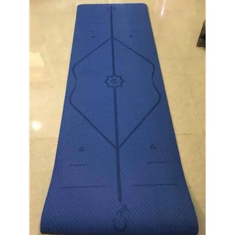 Thảm Tập Yoga TPE Cao Cấp 6mm/8mm Định Tuyến Chống Trượt - Thảm Tập Gym, Yoga Tại Nhà Êm Ái, Đàn Hồi Tốt