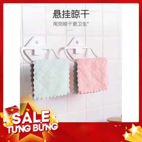 Combo 10 Khăn Lau Bếp Đa Năng Tiện Lợi Khăn Lau Tay 2 Mặt Siêu Thấm Lau Bát Lau Chén Đĩa 813887