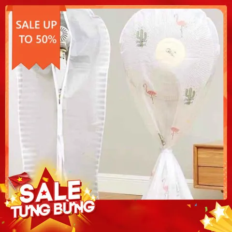 Bọc Quạt Cây Chống Bụi Chùm To Rộng - Mẫu Mới Tiện Lợi 813903