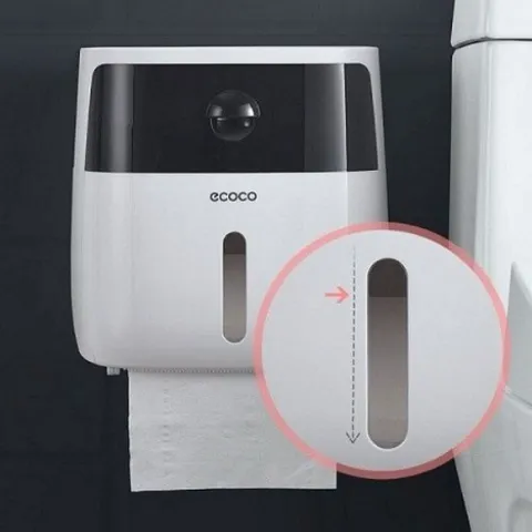 Hộp Đựng Giấy Vệ Sinh Ecoco Hàng Cao Cấp - Sang Trọng và Tiện Lợi 813908
