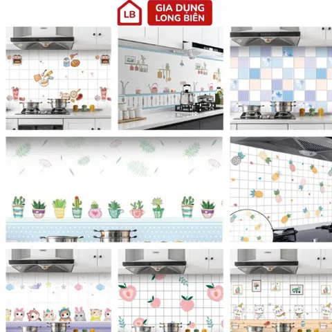 Cuộn Giấy Dán Bếp Hoạ Tiết Kẻ Tráng Nhôm Size 2m x 60cm - Tiện Lợi Và Đẹp Mắt 813915