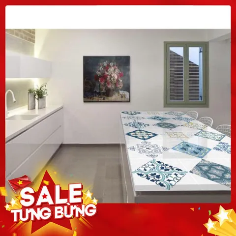 Cuộn Giấy Dán Bếp Hoạ Tiết Kẻ Tráng Nhôm Size 2m x 60cm - Tiện Lợi Và Đẹp Mắt 813915