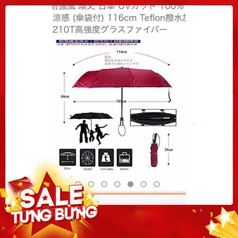 Dù Nhật tự động 2 chiều - ô cầm tay tự bung và gấp gọn 813920