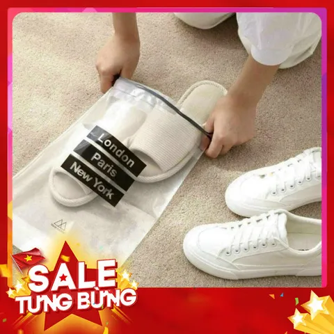 Combo 5 Túi Đựng Giày Dép Quần Áo Trong Suốt - Tiện Lợi và Gọn Gàng 813945