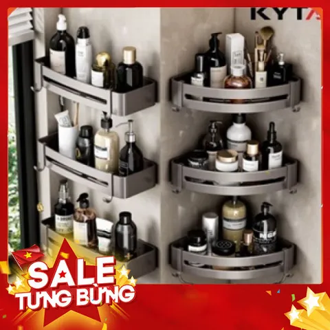 Kệ Nhà Tắm Hợp Kim Nhôm Kèm Keo Dán Siêu Chắc - Không Han Rỉ, Tiện Lợi 813952