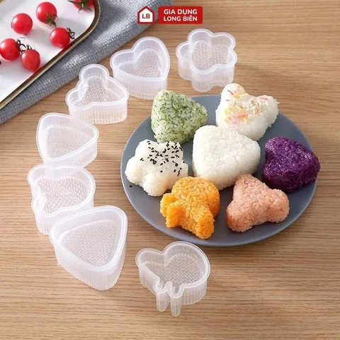 Combo 7 món khuôn làm cơm bento cho bé yêu 813956