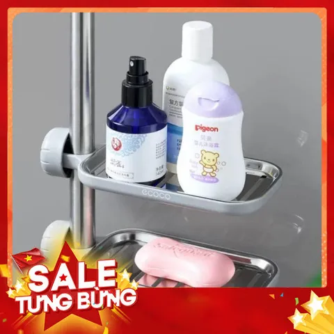 Khay Để Xà Phòng, Giẻ Rửa Bát Inox ECOCO Cao Cấp Không Gỉ 813994