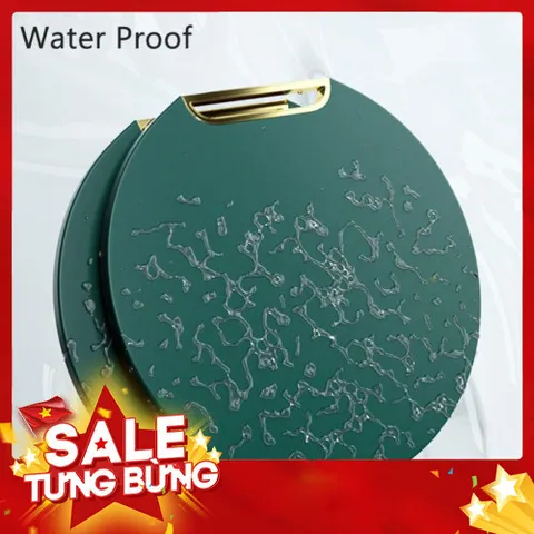 Thớt Nhựa Tròn Mẫu Mới Có Quai Treo - Chống Nấm Mốc Kháng Khuẩn, Đường Kính 35cm 814006
