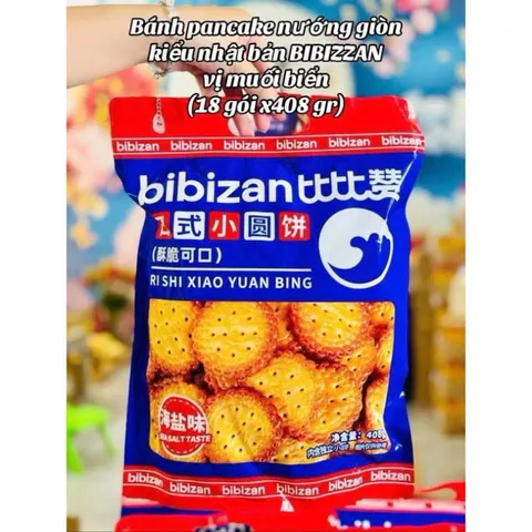 Bánh Quy Nướng Giòn Kiểu Nhật Bản Bibizan - 2 Vị Mặn Ngọt 408g 814034