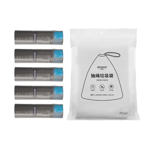 Túi Đựng Rác Có Quai Xách Siêu Dai ecoco (combo 5 cuộn) 814063