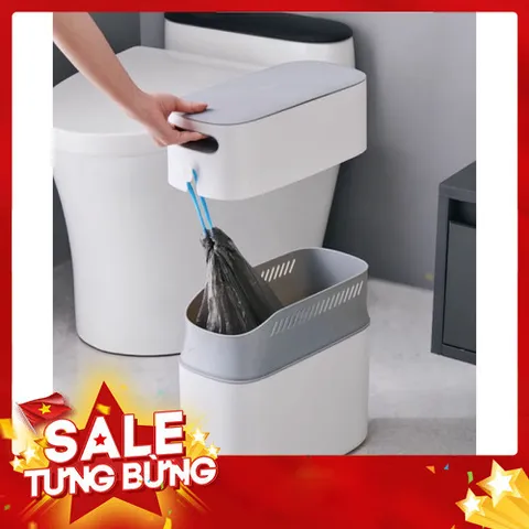 Túi Đựng Rác Có Quai Xách Siêu Dai ecoco (combo 5 cuộn) 814063