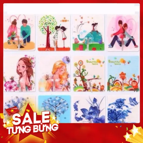 Combo 10 móc dính 3d cường lực siêu chắc 814069