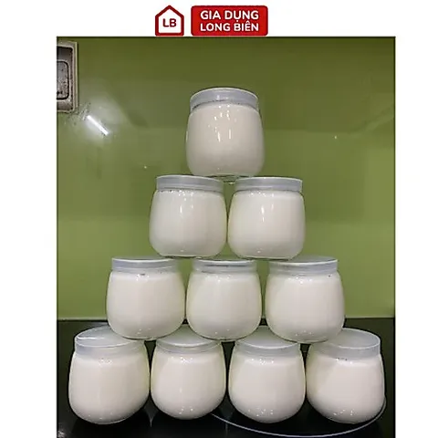 Hũ Sữa Chua Béo Thủy Tinh 200ml (Combo 8 Hũ) - Tiện Lợi Cho Việc Làm Sữa Chua Tại Nhà 814074