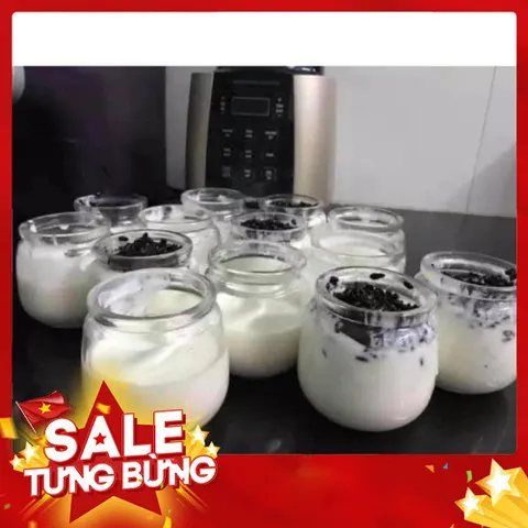 Hũ Sữa Chua Béo Thủy Tinh 200ml (Combo 8 Hũ) - Tiện Lợi Cho Việc Làm Sữa Chua Tại Nhà 814074