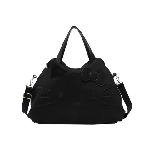 Túi Xách Nữ Hello Kitty Dáng Duffle Quai Da Cao Cấp - Túi Đeo Chéo Du Lịch Đi Học Đi Chơi Cực Dễ Thương Hot Trend 814086