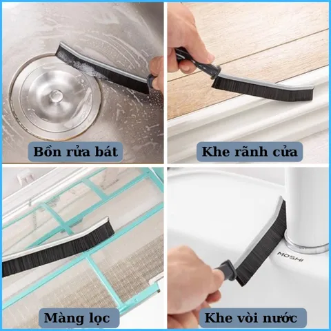 Bàn chải vệ sinh khe hở góc chết đa năng nhỏ gọn tiện lợi 24cm 814087