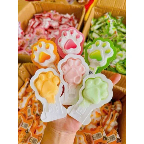 Thạch Trái Cây 3D Hình Thù Gói - Ngon Miệng và Đầy Màu Sắc 814111
