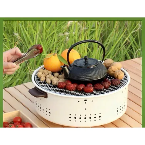 Bếp nướng than hoa không khói tròn size 30cm 814148