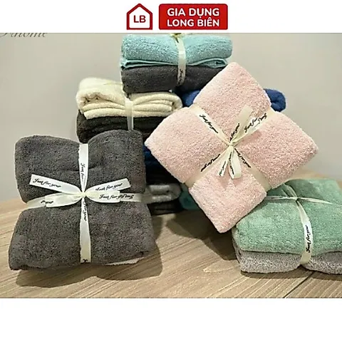 Sét 2 Khăn Tắm Xuất Nhật Bông Mịn Size 60*120cm - Độ Mềm Mại Tuyệt Đối 814156