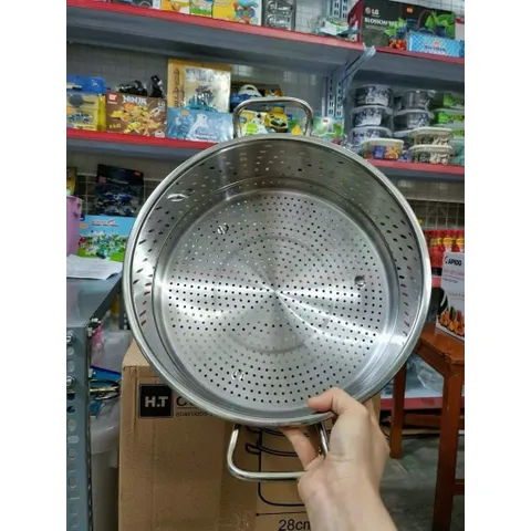 Bộ Nồi Xửng Hấp Inox 430 Cao Cấp Fivestar HT COOK - Nắp Kính, 28cm, Dùng Được Mọi Loại Bếp 814169