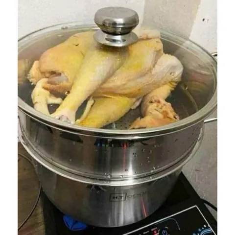 Bộ Nồi Xửng Hấp Inox 430 Cao Cấp Fivestar HT COOK - Nắp Kính, 28cm, Dùng Được Mọi Loại Bếp 814169