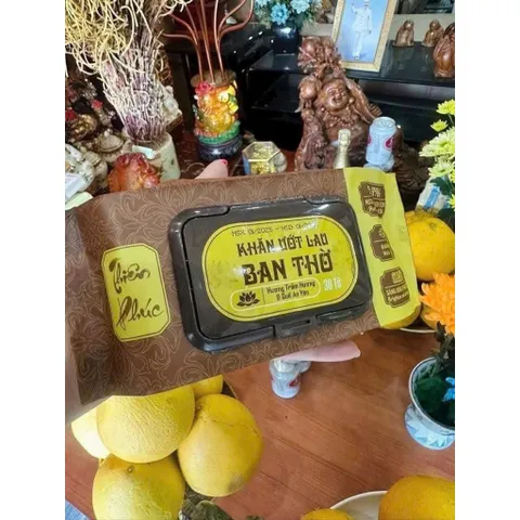 Gói Lau Bàn Thờ Bao Sái Hương Trầm Tự Nhiên - Vệ Sinh Tâm Linh Sạch Sẽ 814171