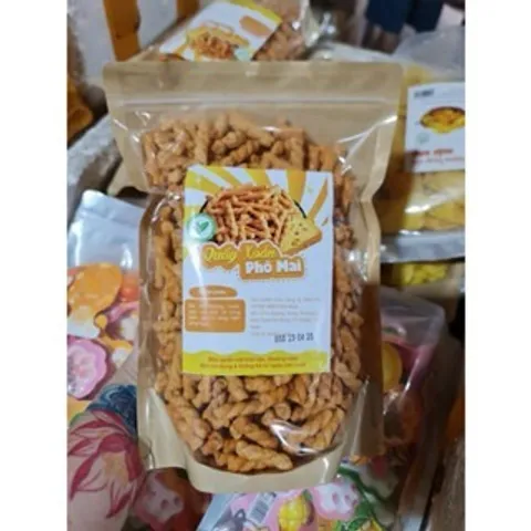 Quẩy xoắn phô mai gói 500g giòn tan thơm béo ăn là nghiền Snack Hot Trend 2025 814178