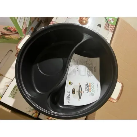 Nồi Lẩu Điện 2 Ngăn MISU LOUIS MS-32 - Nồi Lẩu Uyên Ương 2 Núm Chỉnh Nhiệt Riêng Biệt, Chống Dính Cao Cấp 814184