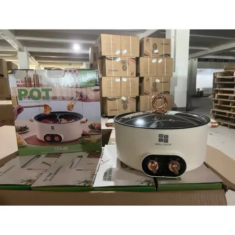 Nồi Lẩu Điện 2 Ngăn MISU LOUIS MS-32 - Nồi Lẩu Uyên Ương 2 Núm Chỉnh Nhiệt Riêng Biệt, Chống Dính Cao Cấp 814184