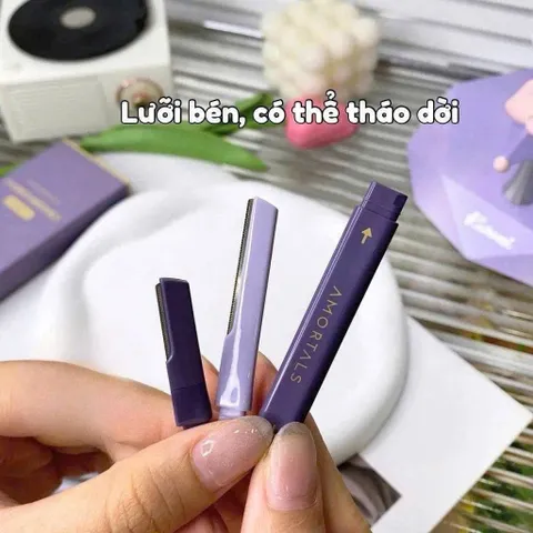 Bộ dao cạo lông màu 2 đầu Amortals -bí quyết đôi lông mày hoàn hảo 814224