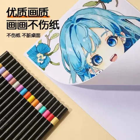 Bút Marker Acrylic Đầu Mềm 120 Màu, Bút Sơn Acrylic Vẽ Trên Mọi Chất Liệu Gỗ, Sứ, Vải, Giày - Tặng Kèm Thùng Đựng 814234