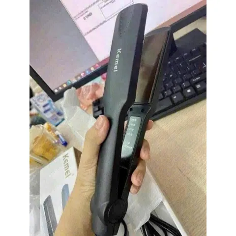 Máy Là Tóc Kemei KM-329 Chính Hãng - Máy Kẹp Tóc Duỗi Tóc Bản Rộng Cao Cấp, 4 Mức Nhiệt 814237