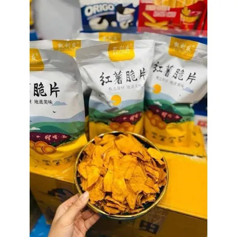 [Combo 3 Gói] Khoai Lang Mật Sấy Giòn KAILIYOU Nội Địa Trung - Khoai Lát Mỏng Siêu Giòn, Đồ Ăn Vặt Healthy (3x250g) 814239