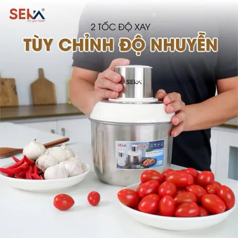 Máy Xay Đa Năng 2 Cối Seka SK2289 - Cối Thép INOX 2L & Cối Thủy Tinh 0.6L, Công Suất 500W- Bảo Hành 12 Tháng 814243