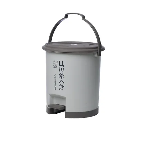 Thùng Rác Đạp Chân Dáng Tròn 10L Hokori Việt Nhật 8066 - Thùng Đựng Rác Nhựa Có Nắp Đậy Kín Khử Mùi Phòng Khách 814251