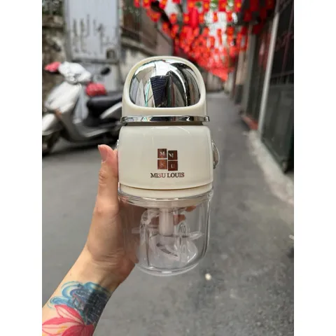 Máy Xay Đa Năng MISU LOUIS M2-68 Cối Thủy Tinh Lưỡi Dao Inox 3 Tầng – Máy Xay Thịt, Xay Tỏi Ớt, Rau Củ Mini Tiện Lợi 814255