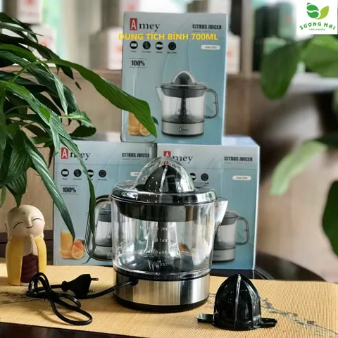 Máy Vắt Cam Điện Amey 700ml – Máy Ép Cam Tự Động, Vắt Nhanh Ít Bã, Dễ Vệ Sinh, Dụng Cụ Ép Trái Cây Gia Đình 814261
