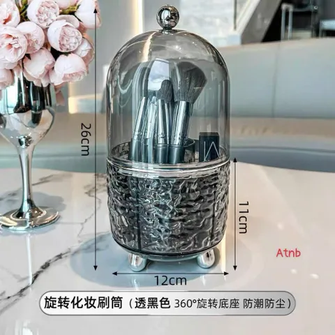 Hộp Đựng Cọ Trang Điểm Có Nắp Chống Bụi Cao Cấp – Khay Đựng Mỹ Phẩm Bàn Trang Điểm Sang Trọng 814272
