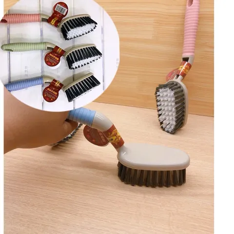 Combo 5 Bàn Chải Chà Sàn Nhà Tắm Đa Năng - Cán Dài Chống Trượt, Lông Cước Dày Khử Khuẩn Tẩy Sạch Vết Bẩn Cứng Đầu 814283
