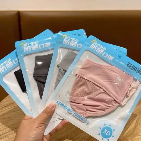 Combo 2 Khẩu Trang Vải Chống Tia UV UPF 50+ - Khẩu Trang Ninja Che Kín Thái Dương Lạnh Kháng Khuẩn Thoáng Khí Cao Cấ 814287