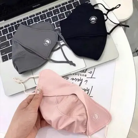 Combo 2 Khẩu Trang Vải Chống Tia UV UPF 50+ - Khẩu Trang Ninja Che Kín Thái Dương Lạnh Kháng Khuẩn Thoáng Khí Cao Cấ 814287
