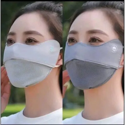 Combo 2 Khẩu Trang Vải Chống Tia UV UPF 50+ - Khẩu Trang Ninja Che Kín Thái Dương Lạnh Kháng Khuẩn Thoáng Khí Cao Cấ 814287